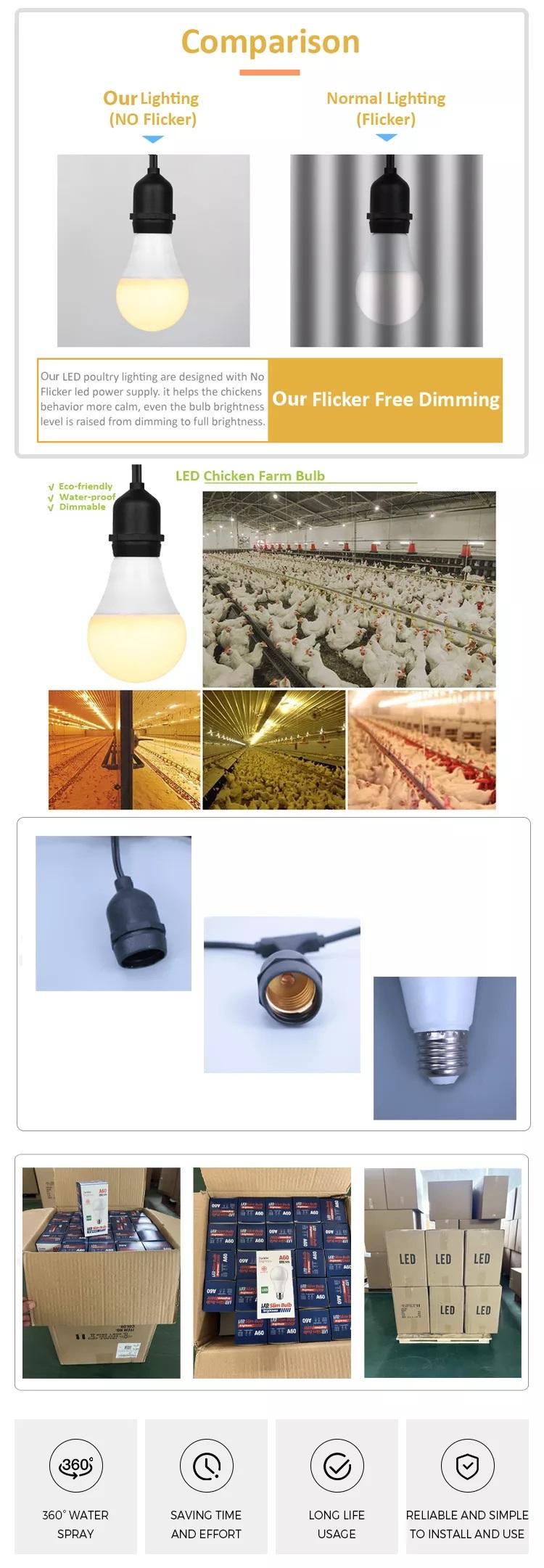 Light system for poultry farms 